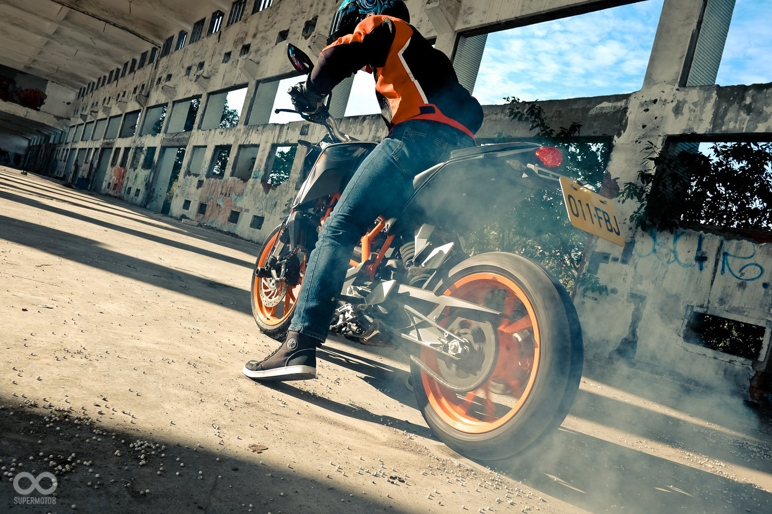 低轉優異的扭力特性,讓原地燒胎輕而易舉。