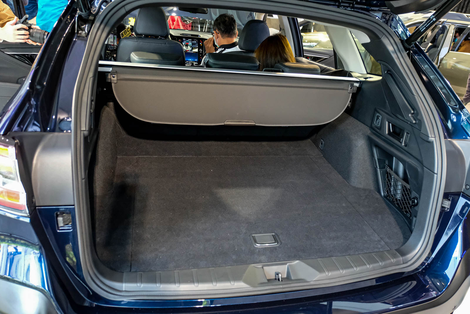 後座傾倒後能增加至1750L的置物空間