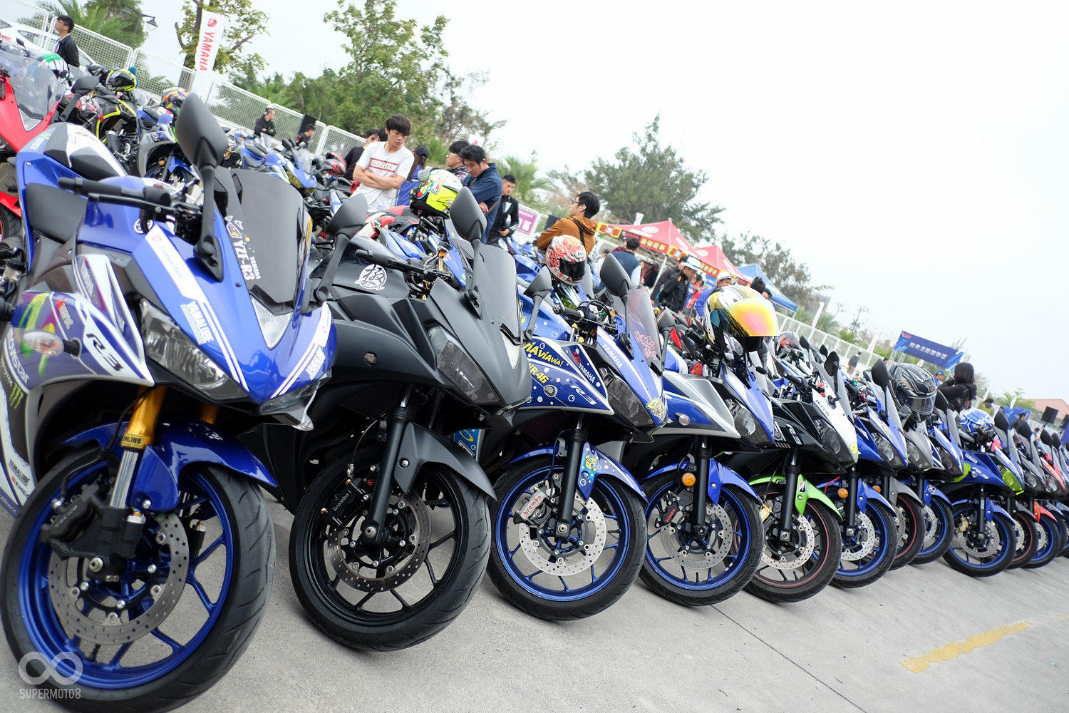 主打運動形象的R3是停車場中的最大勢力,近3成的車友都是R3的車主