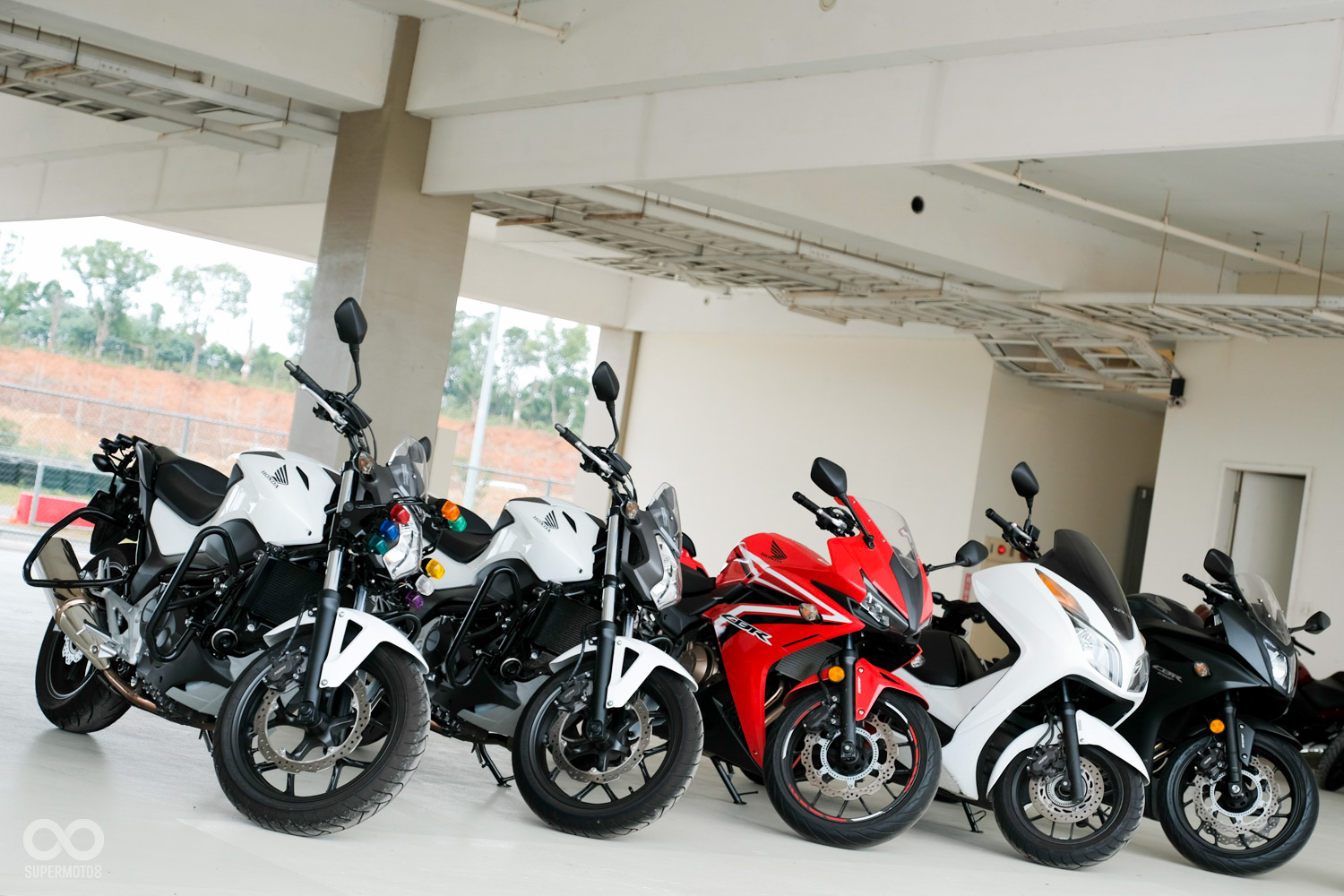 場邊也展出了由台灣本田所引進的其他車款