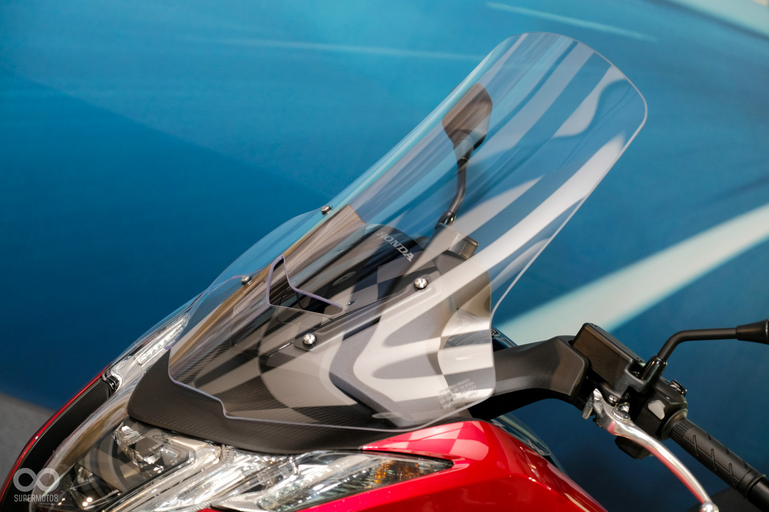 高角度風鏡,在長途騎乘時能為騎士減輕不少疲勞