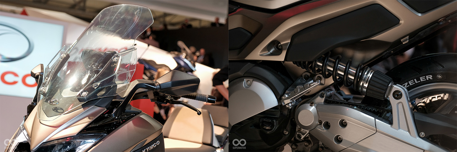 CV2長風鏡、儀表設計和後懸吊和偽裝測試車相比有不小的差異