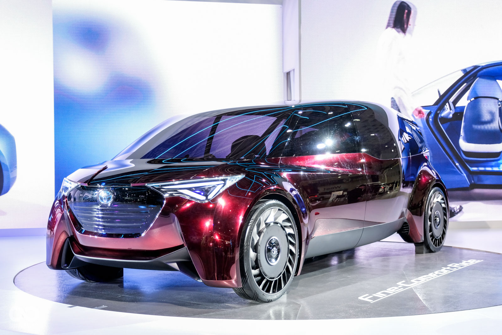 RHOMBUS Concept、FINE-Comfort Ride Concept展出機會相當難得,是Toyota展區內不能錯過的亮點