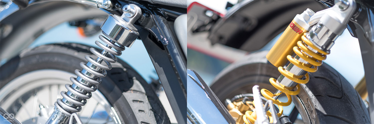 除了預載均可調整,RS版所搭載的SHOWA避震還多了掛瓶與回彈阻尼可調功能