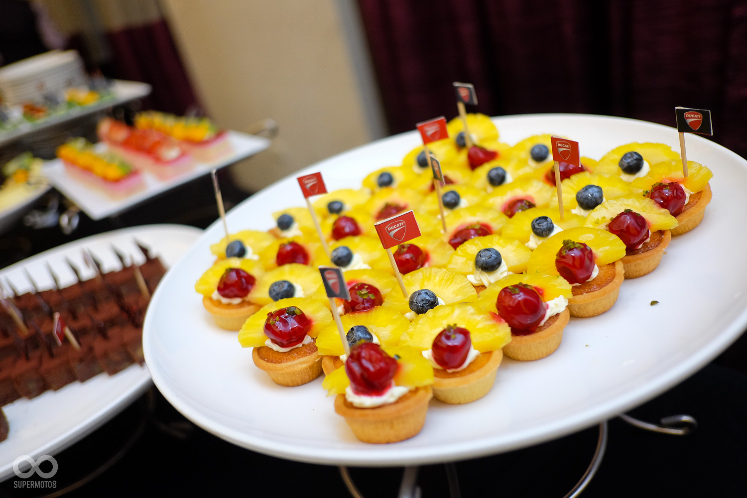 現場也準備精緻Ducati點心讓嘉賓們享用