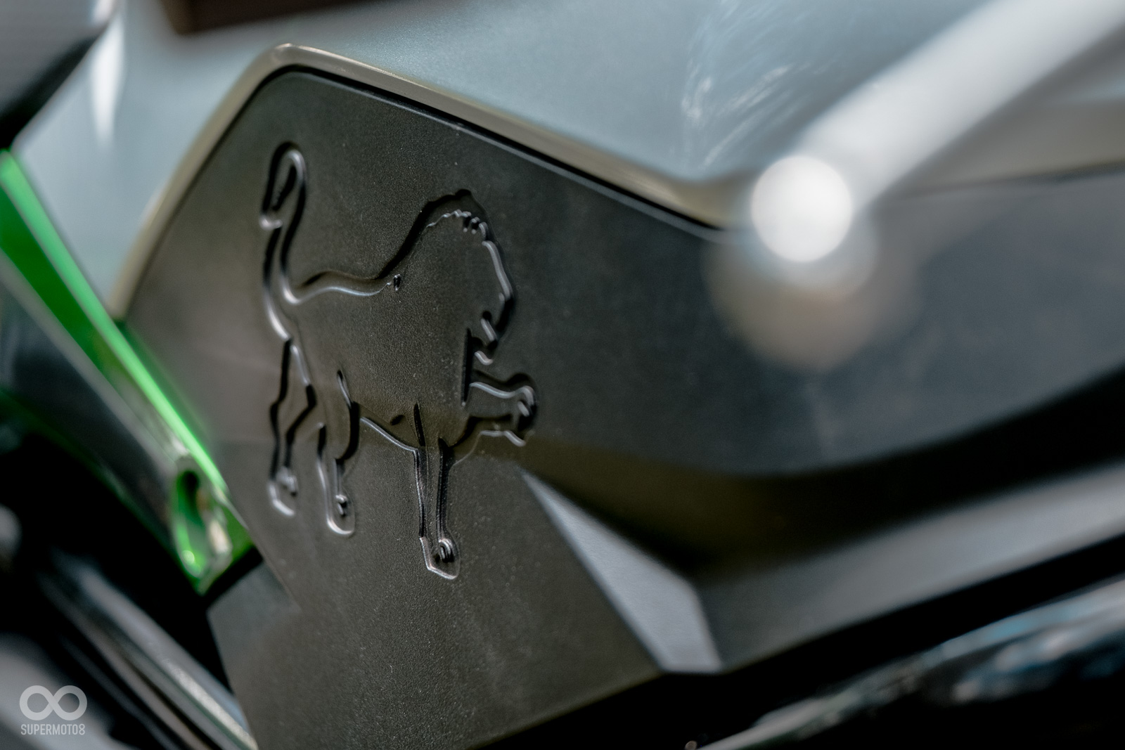 車身上也能看到代表廠徽的獅子雕刻