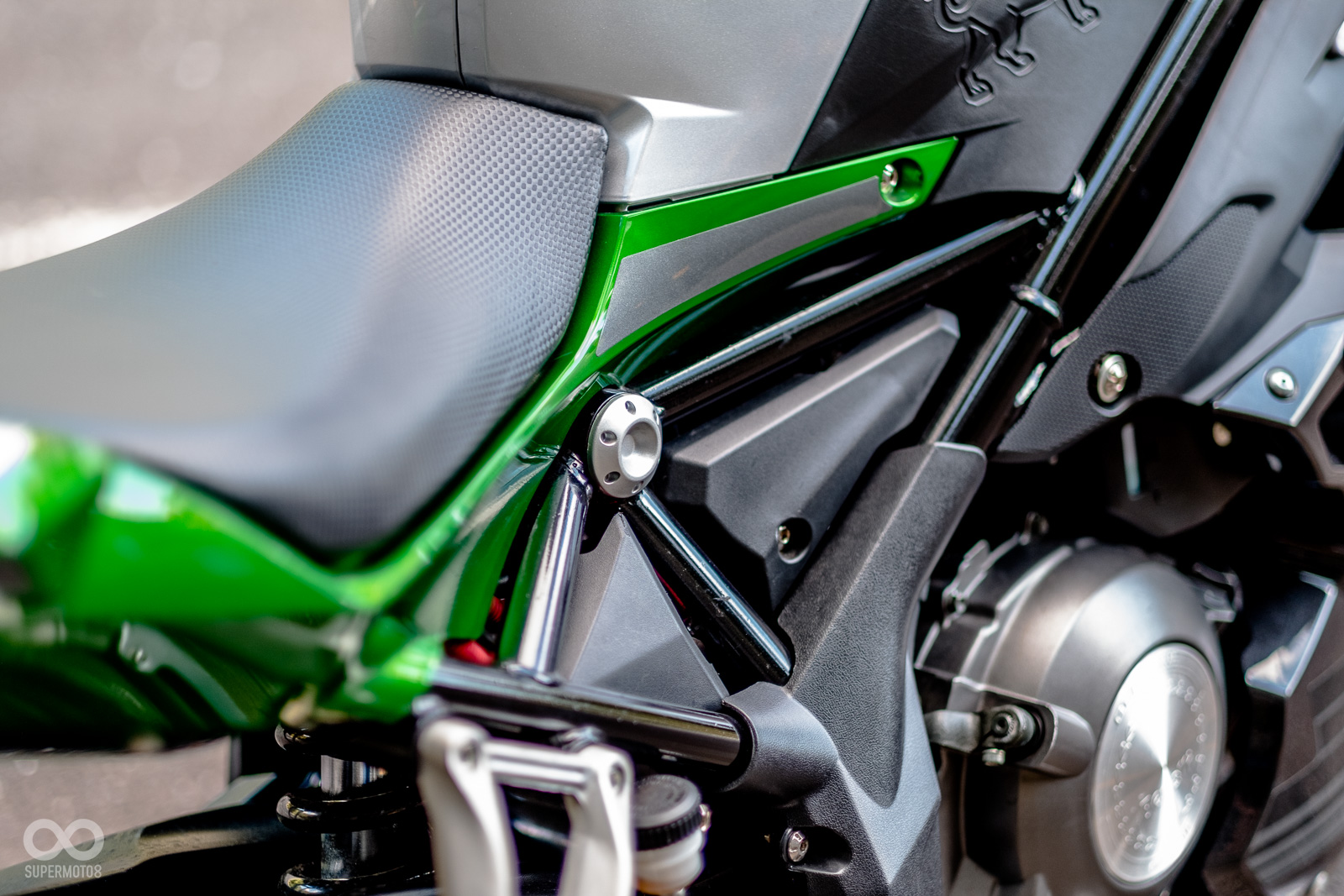 鋼管式外露的車架設計，也是同級距上少見的