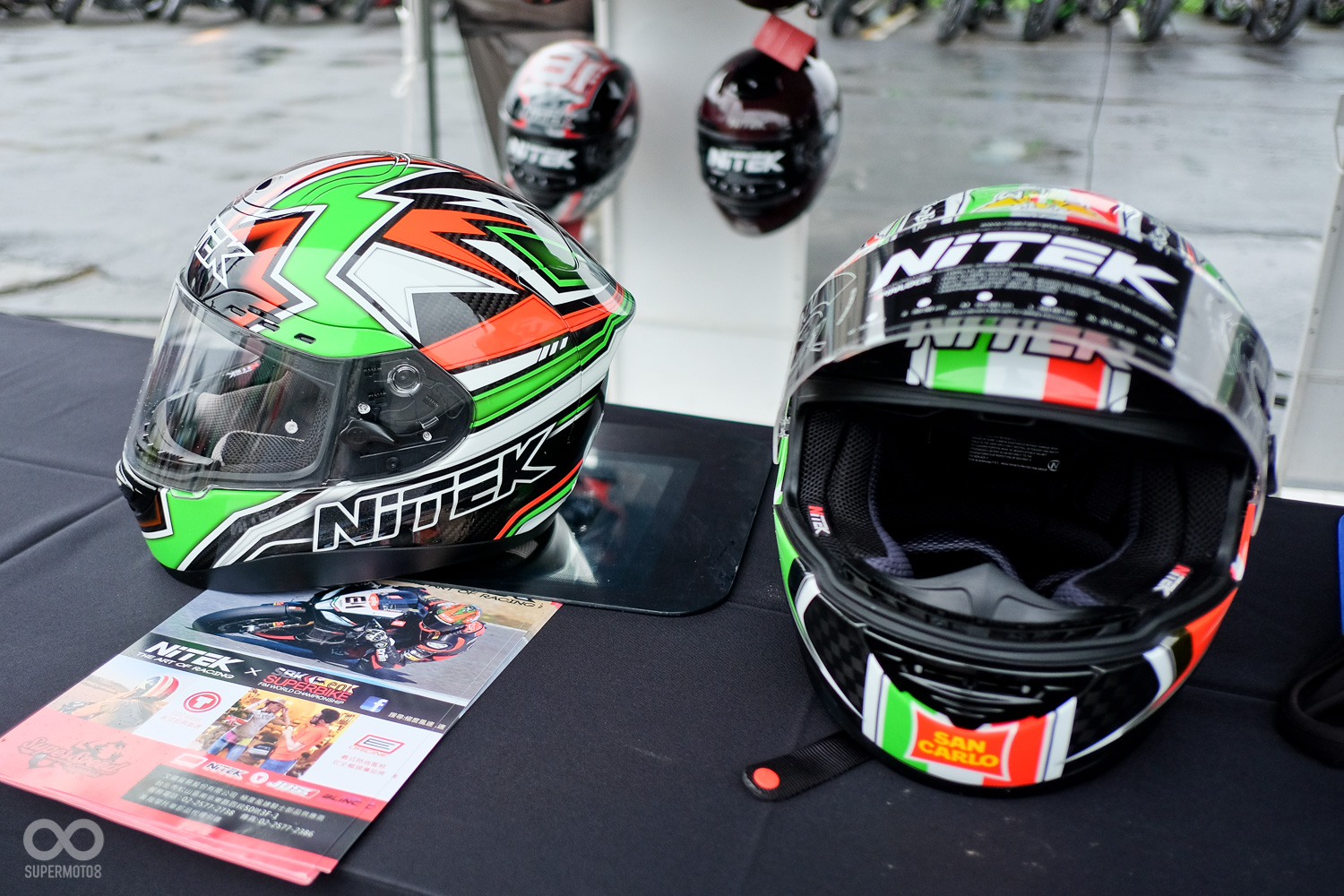 近年來在國內竄紅相當快的NITEK進口安全帽