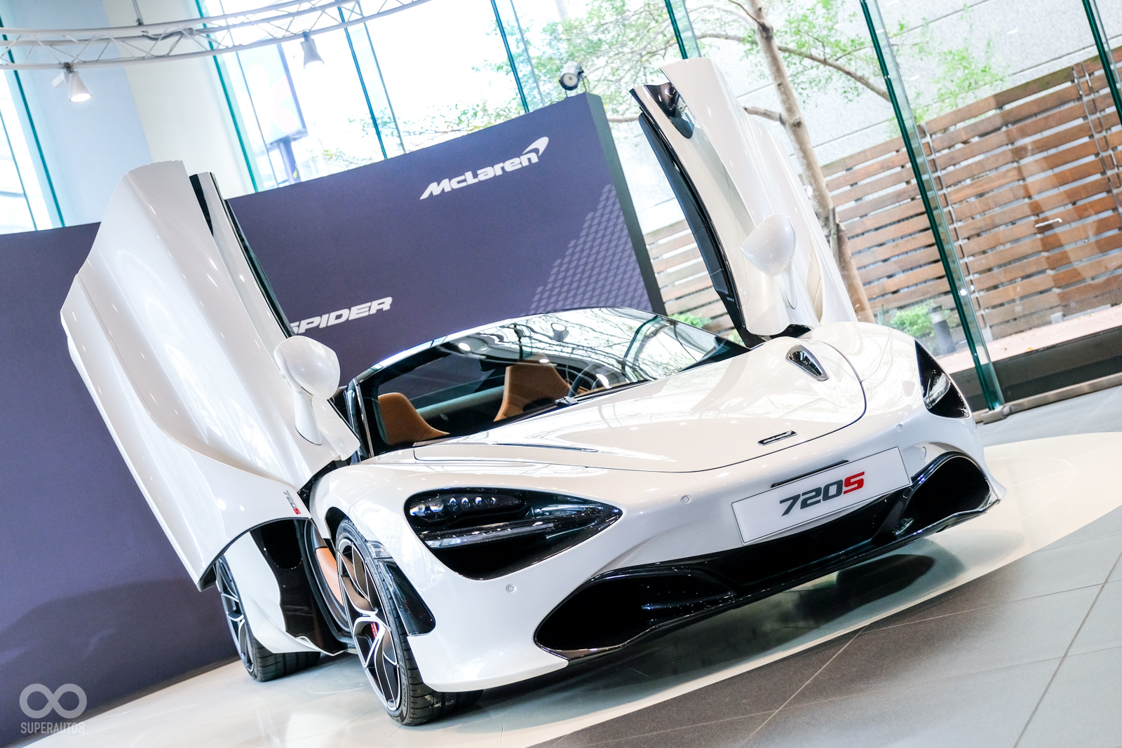 McLaren 720S Spider外型與Coupe車型落差不大