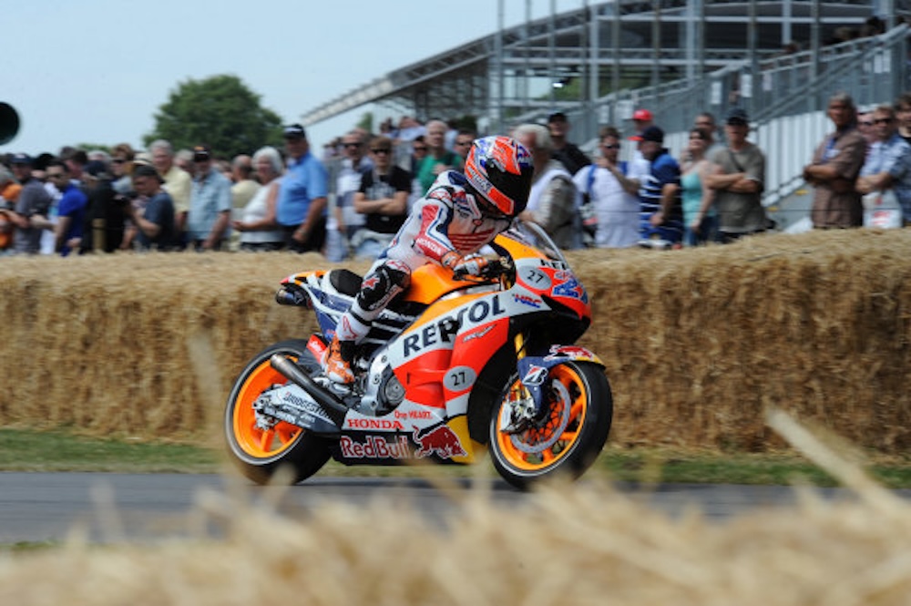 現代 MotoGP 廠車則是由 Honda RC213V 擔當