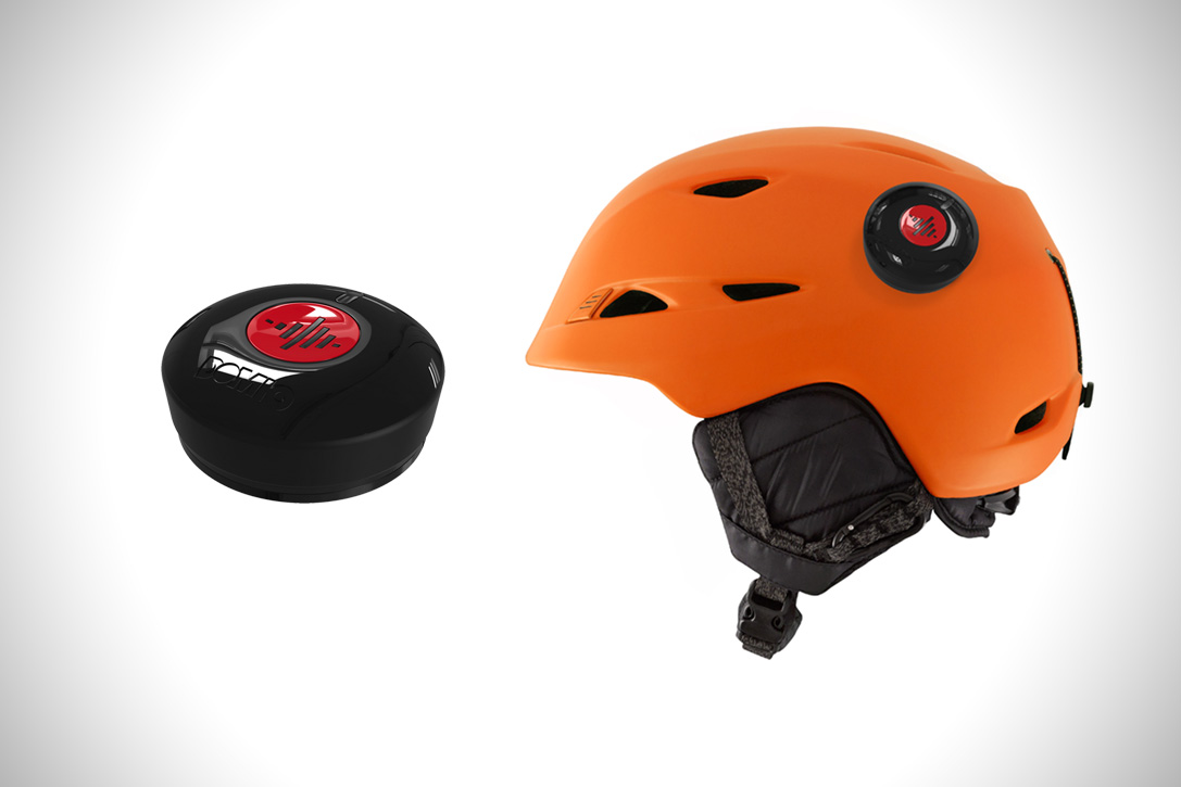 可隨意安裝在安全帽任何位置，安裝簡單且防水抗震