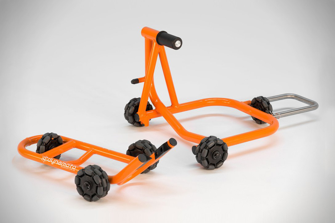 特別針對不同單搖臂車款的規格,製作尺寸相對應的駐車架