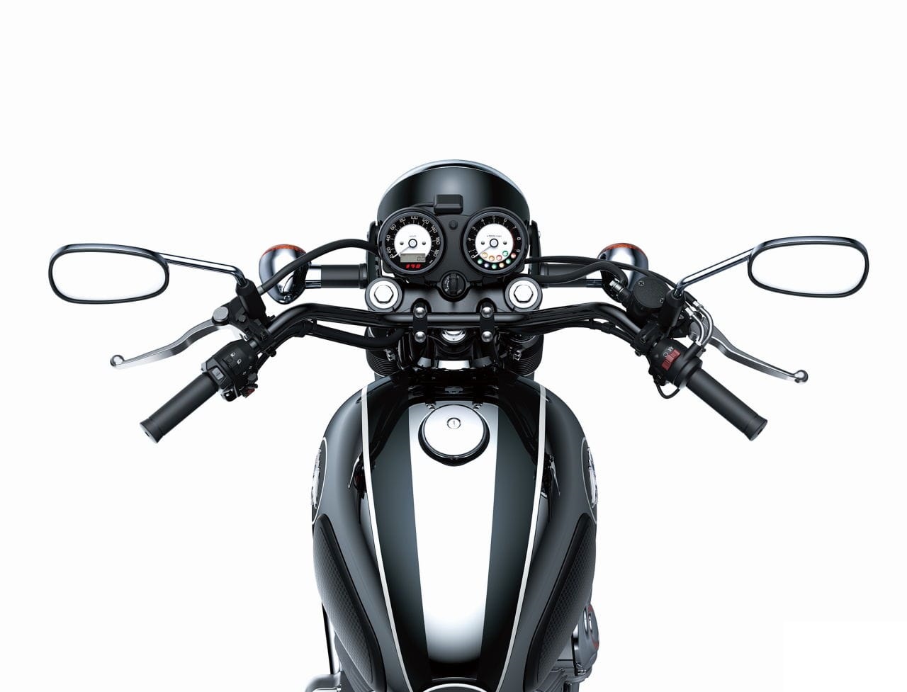 握把寬度和W800相同,儀表、握把開關等佈局也和W800類似