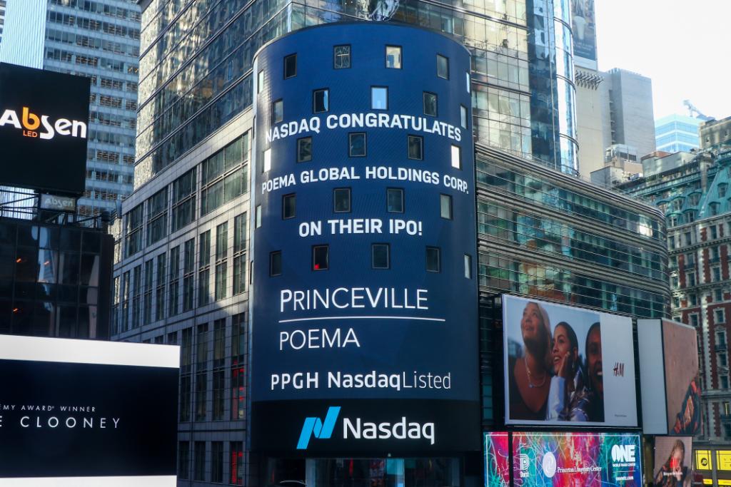 Poema Global Holdings今年一月在美國納斯達克掛牌上市