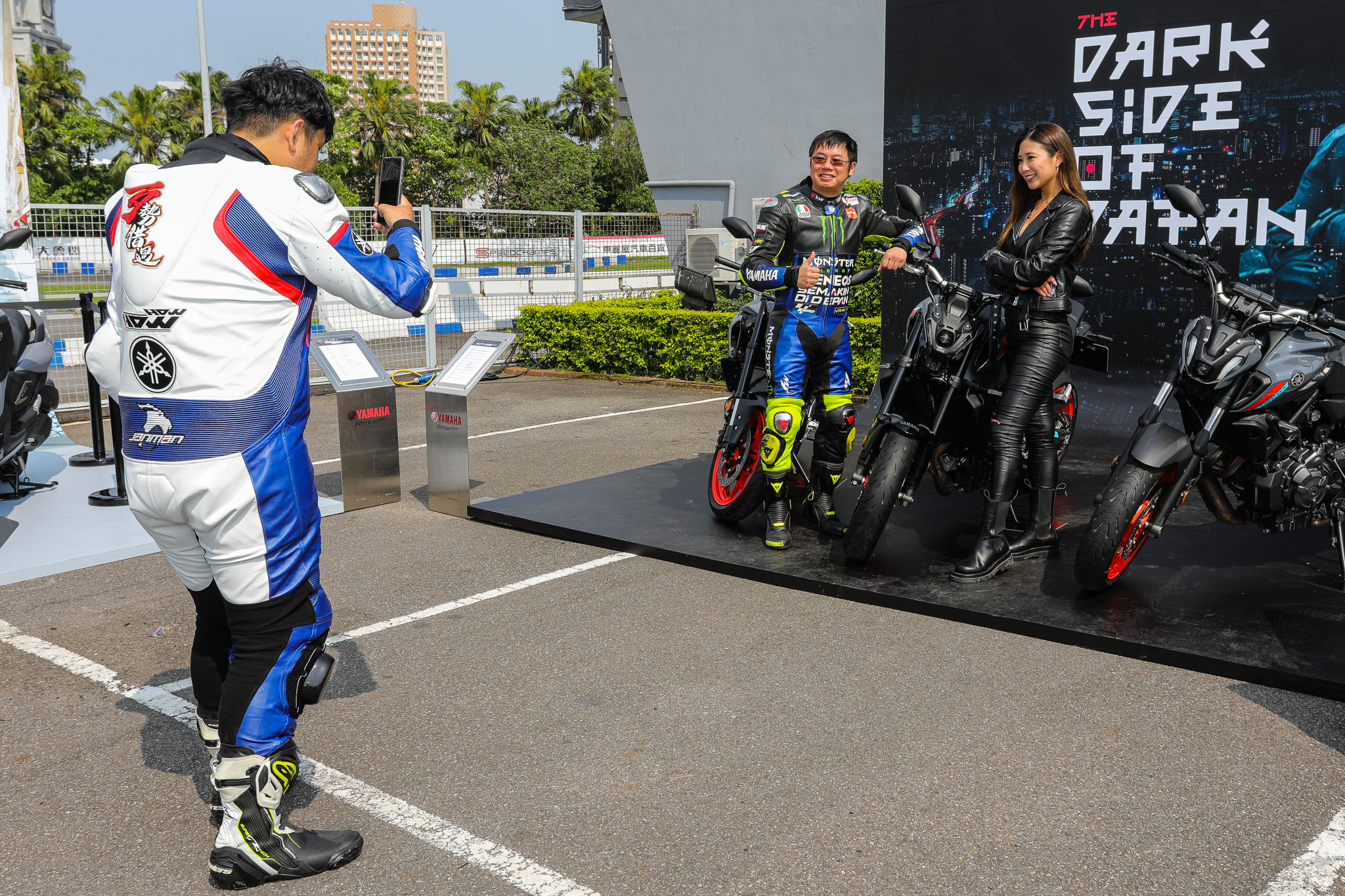 現場展示本次試乘的車輛以及其他機種的2021年式新車色