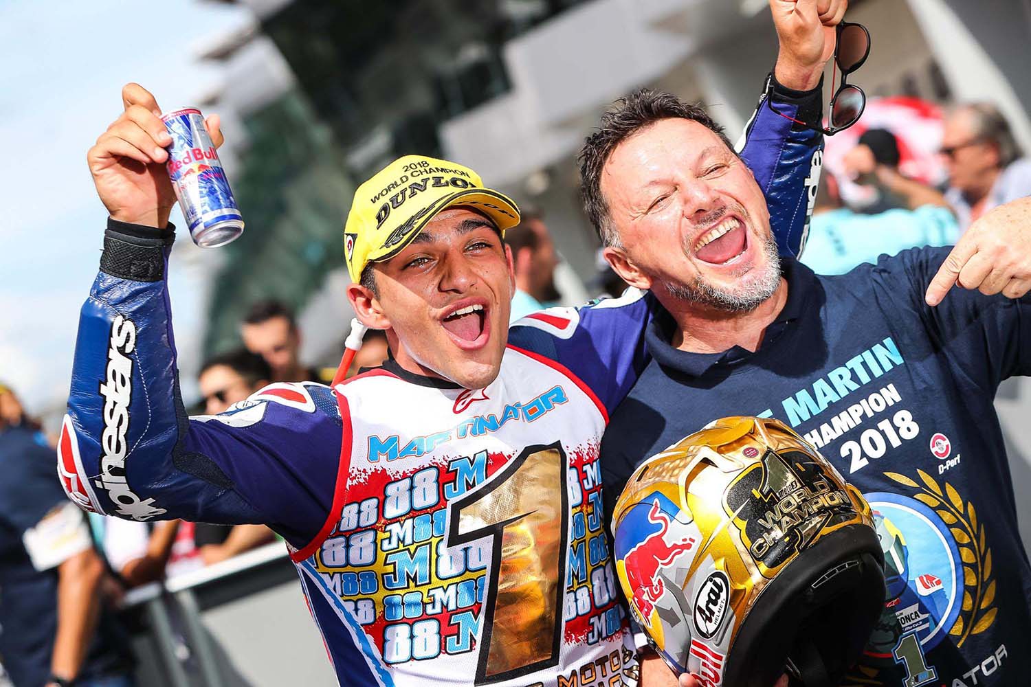 Jorge Martin在2018年替Gresini Racing拿下Moto3冠軍