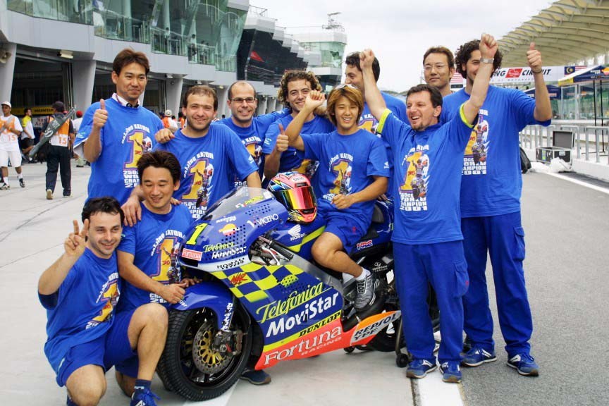 加藤大治郎與Gresini Racing曾一起摘下過2001賽季的250級別冠軍