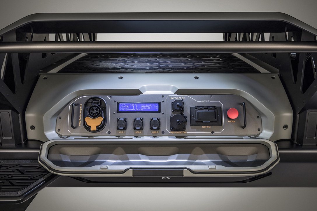 燃料電池及設定介面都配置在底盤