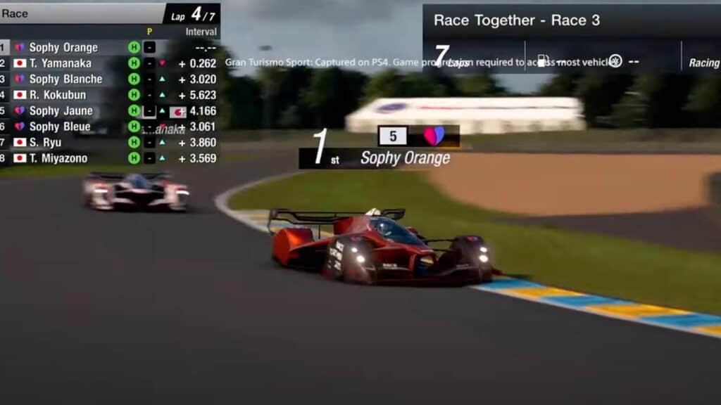 GT Sophy AI車手先前在賽事當中打敗了GT系列的世界冠軍電競車手