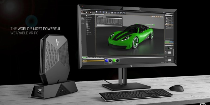 HP將電腦主機變薄變輕,加上背包模組就能帶著電腦直接進行大型物品設計