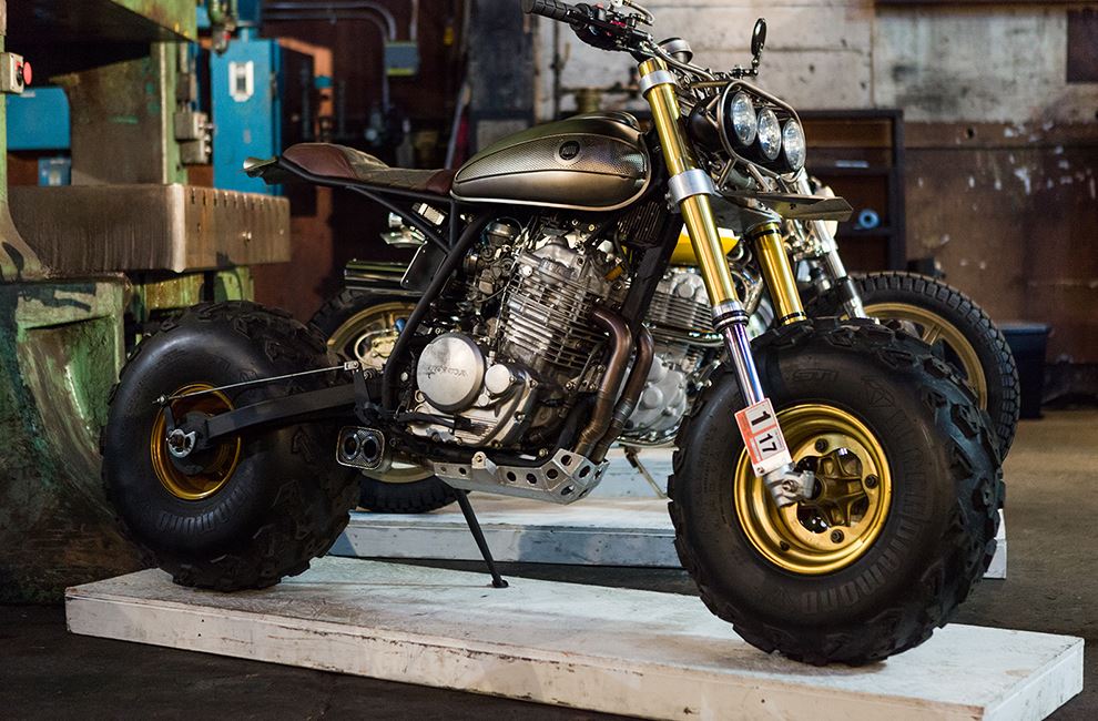 有別於目前流行的caferacer，Classified Moto工作室以老車翻新為理念