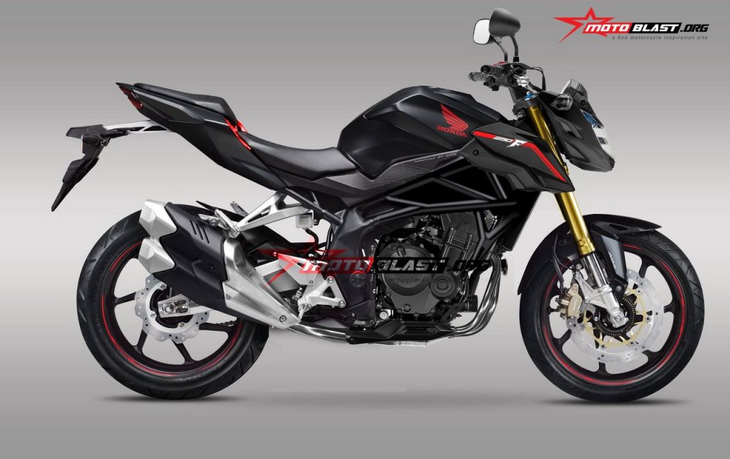 印尼媒體所做的HONDA CBR250RR 街車版預想圖。此車很可能將目前的輕檔街車局面重新翻轉。