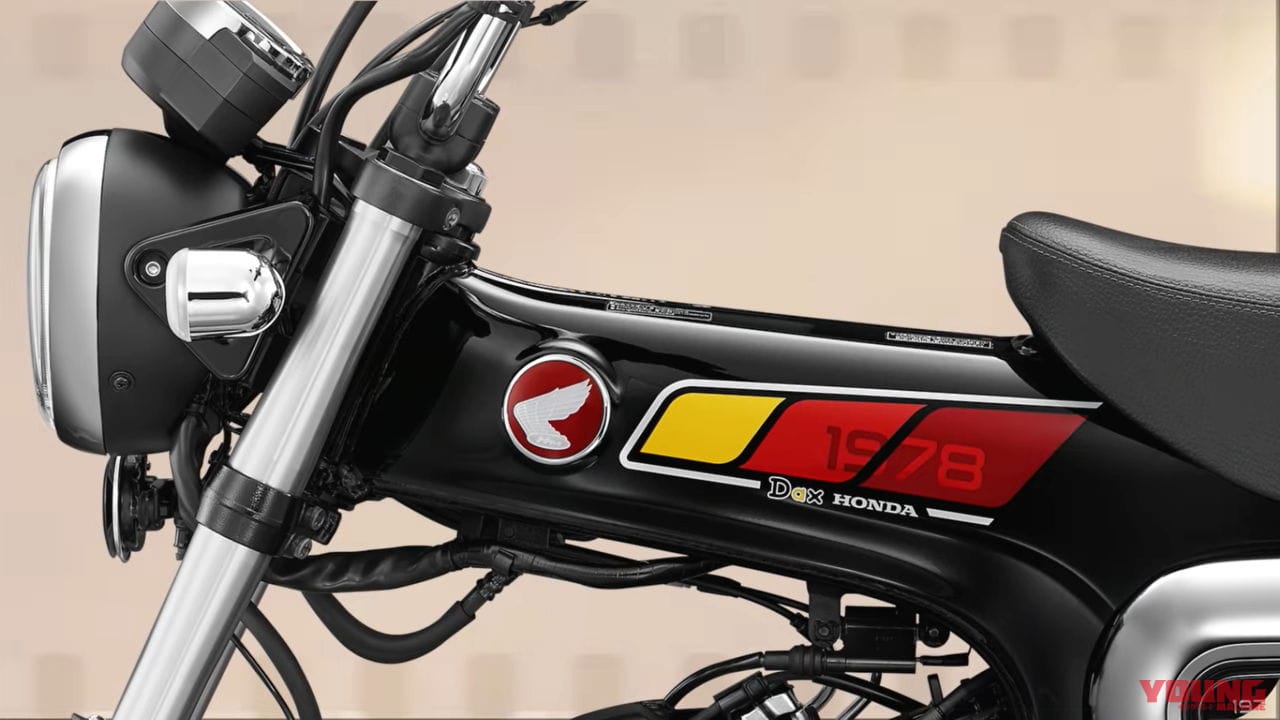 車身上的Honda Logo和塗裝都有濃濃老味