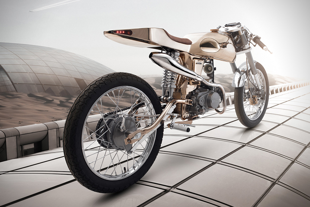 由BANDIT9 MOTORCYCLES工坊打造的手工改裝車，以獨特的藝術美學將老車賦予新生