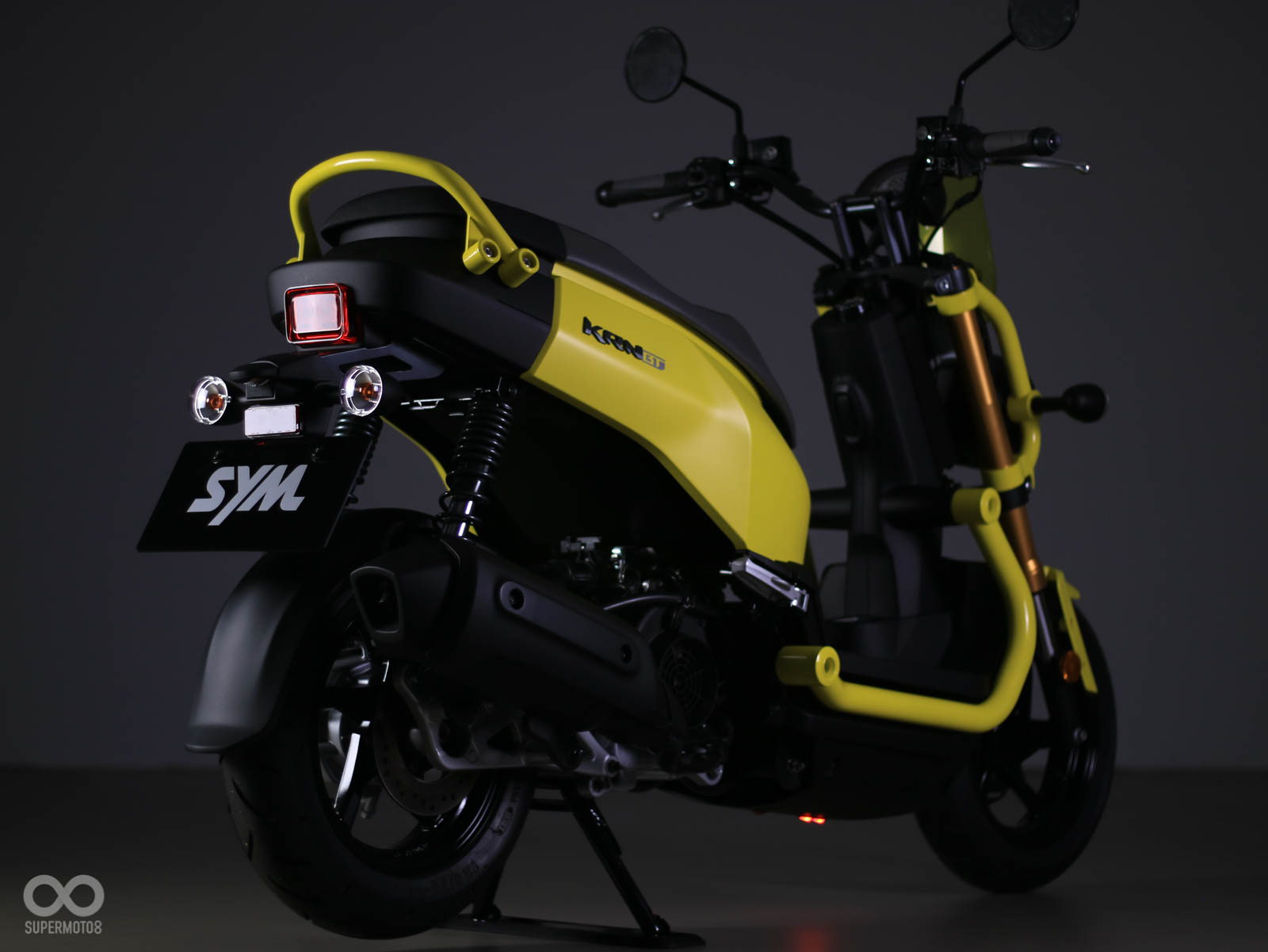 SYM KRN BT 設計相當特別、大膽