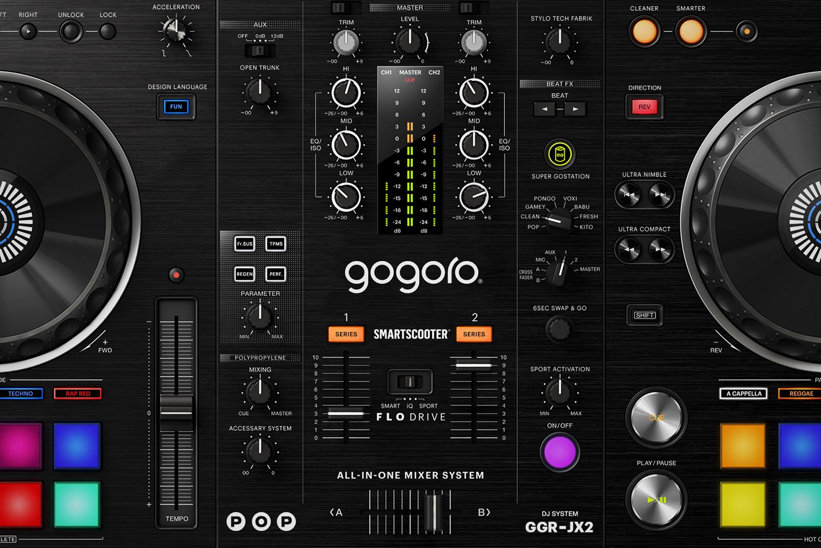 DJ控制器樣式邀請函上暗藏許多玄機