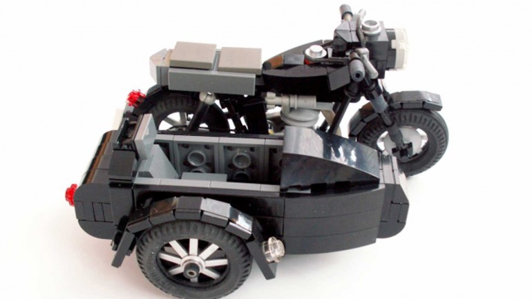 邊車土除使用非樂高積木打造