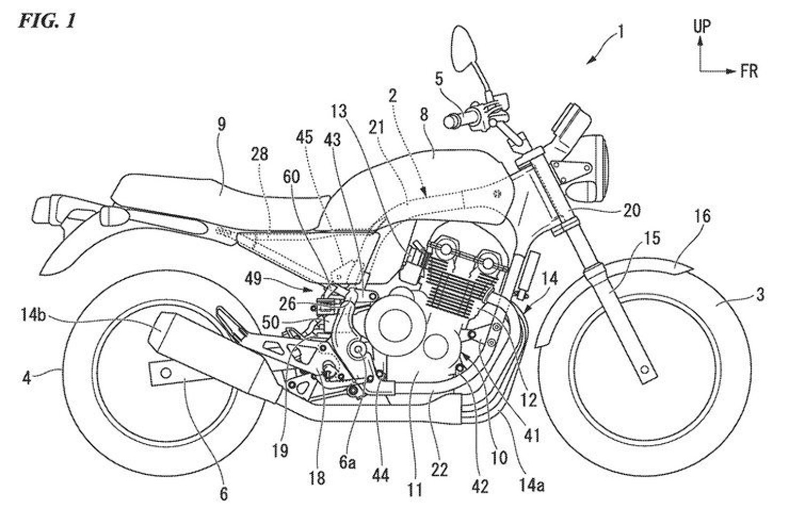 副車架的部分對比現行款的CB1100確實瘦身不少