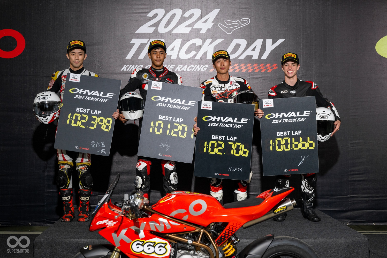 Marcos Ruda（右）當天寫下最速單圈，台灣車手的表現也相當優異