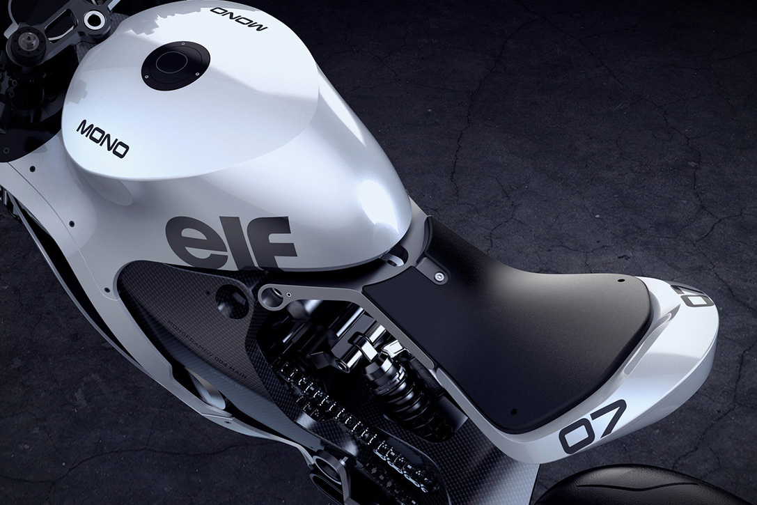 Café Racer短單座設計是HUGE MOTO的主要特色