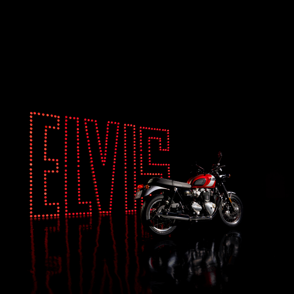 Triumph Bonneville T120 Elvis Presley 海外登場!