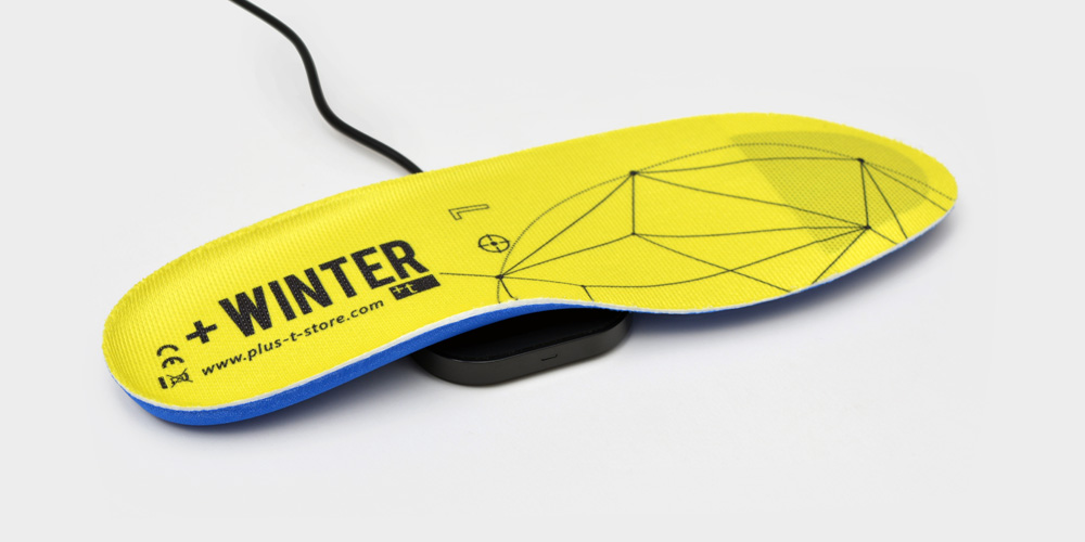 鞋墊充電3小時就能連續使用5小時，足以應付外出或進行戶外運動