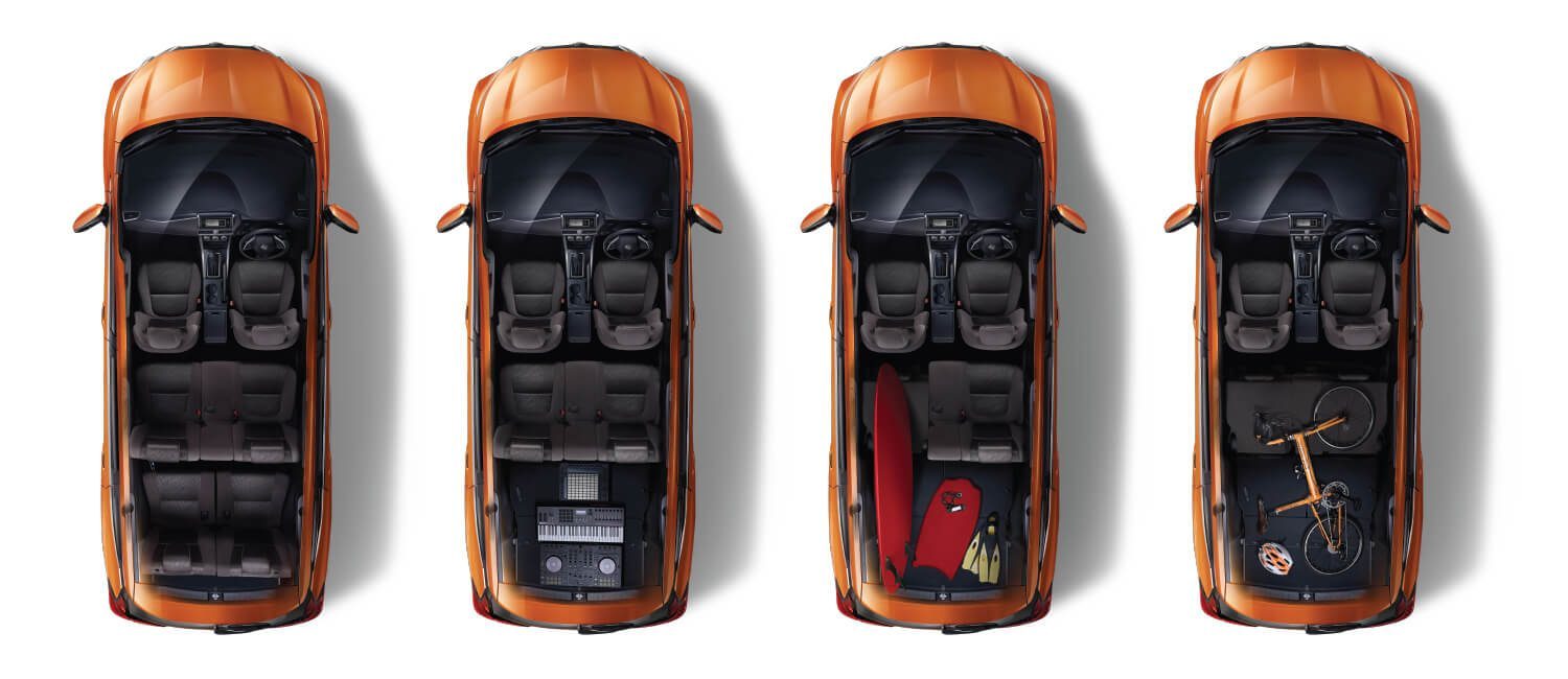 靈活的空間可滿足多種用車需求