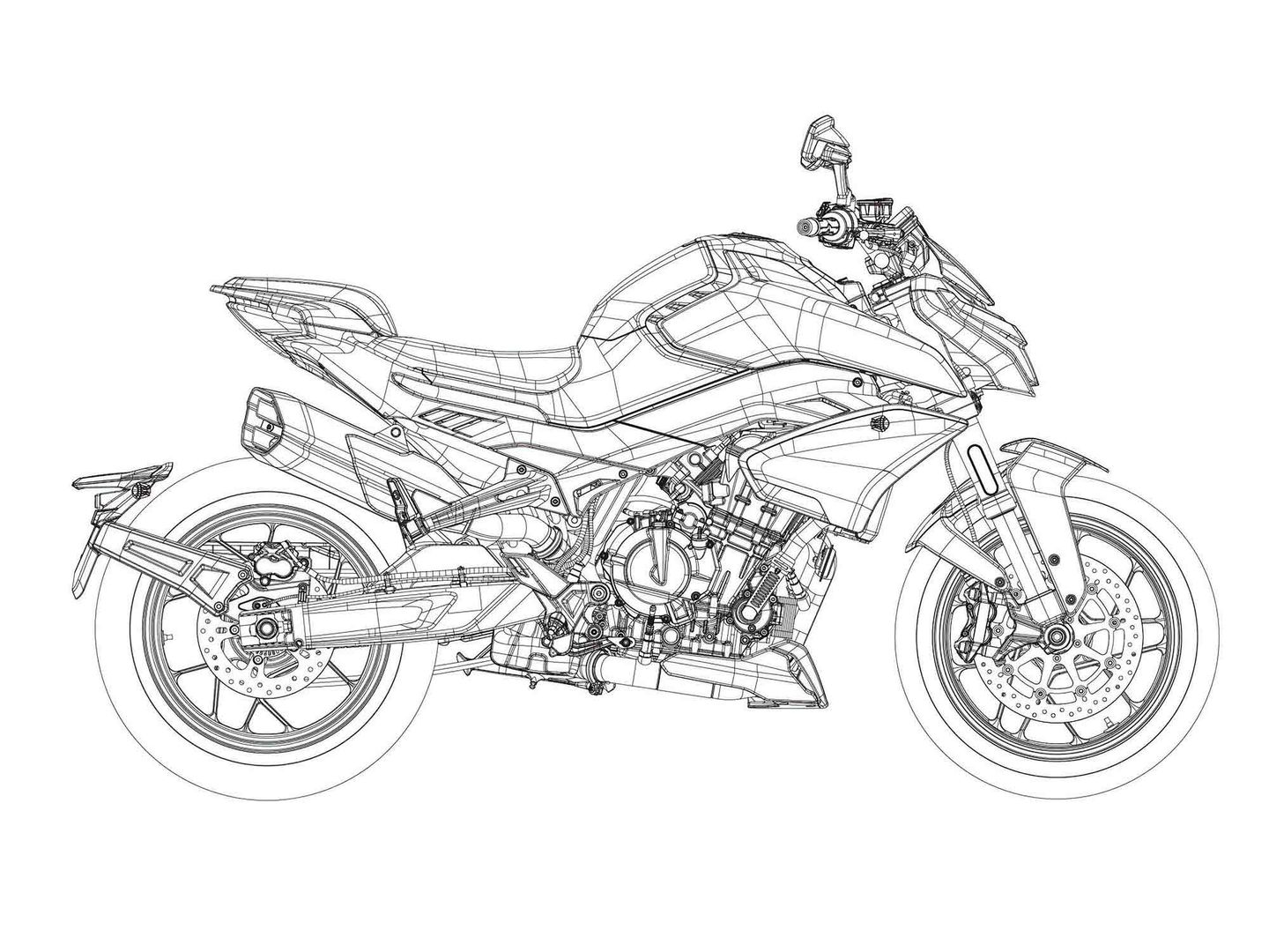 引擎將使用KTM LC8c 799c.c.並列雙缸引擎,擁有95匹馬力和豐富電控系統