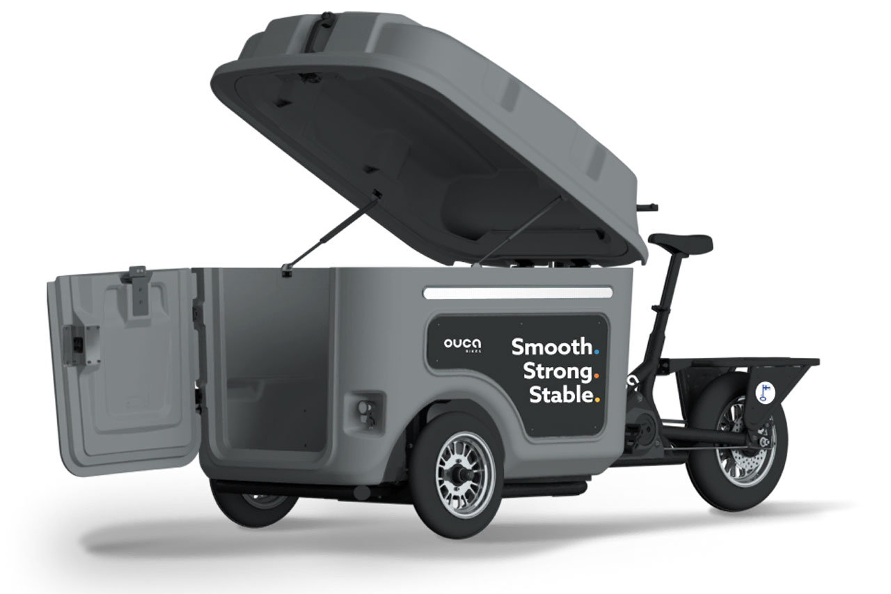 Ouca Space車型,貨艙前門及貨艙蓋有上鎖功能。