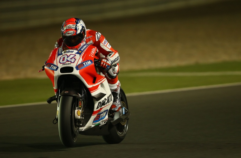 2015年季前測試,Andrea Dovizioso成為首次安裝翅膀上場的車手