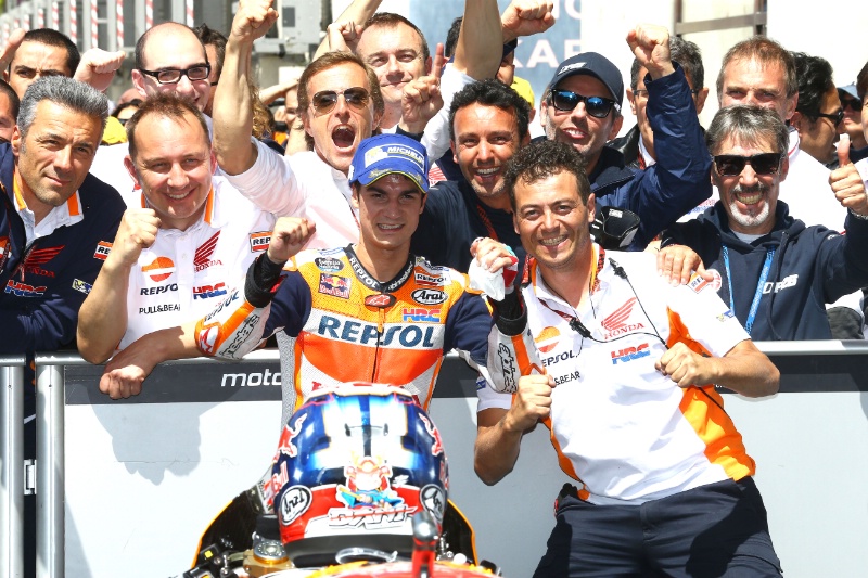 延續上一站的好表現,Pedrosa 在本站又上了頒獎台,但這一切並不簡單