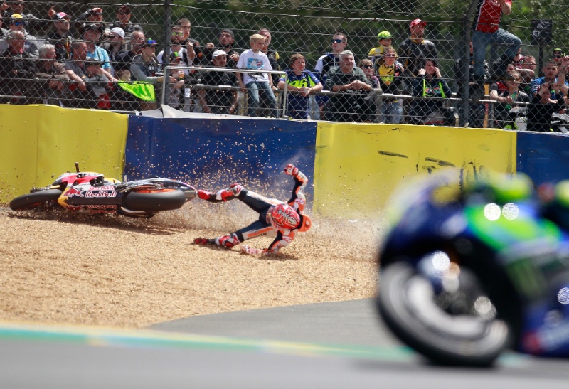 原本放眼第四或第五名的Marquez 於比賽中段摔車,此站未能拿到任何積分