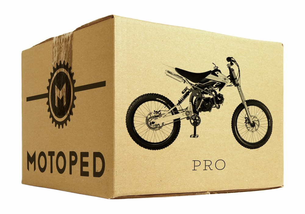 Motoped Pro會以零件方式妥善裝箱,買家收到後可以自行拆箱組裝
