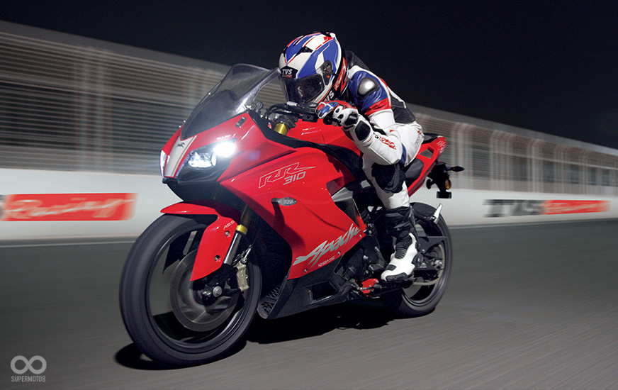 TVS更以G310R的引擎等基礎,打造仿賽車款Apache RR310