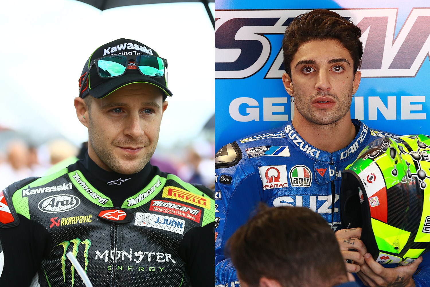 這項傳聞實際執行有一定難度，因為兩者各自和車隊的合約都到2018賽季結束，除了川崎沒有理由放走Rea(左)，提早與Iannone(右) 解約也會讓SUZUKI 額外付出一些代價