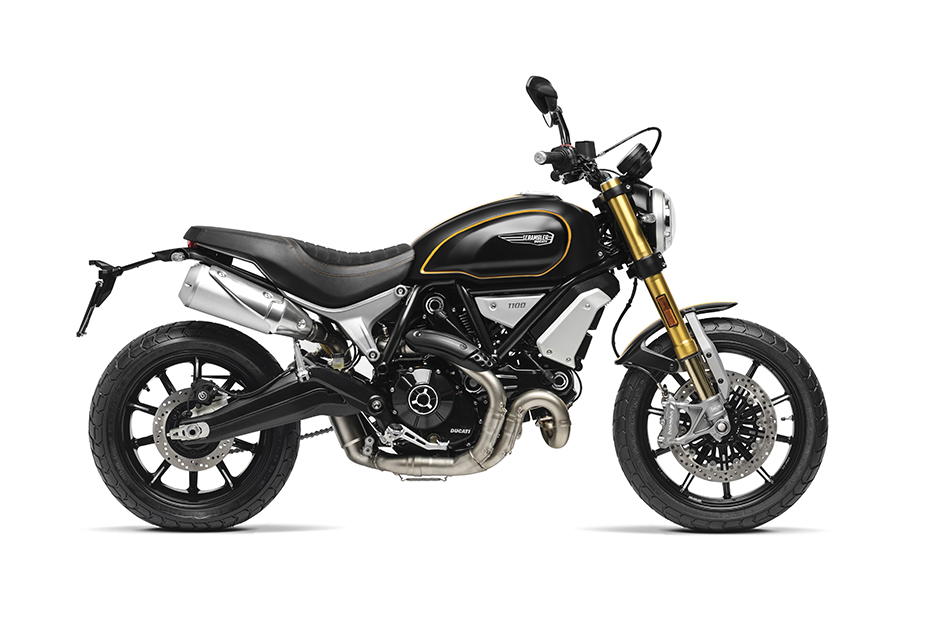 現行款DUCATI SCRAMBLER SPORT 1100,前後皆搭載Öhlins全可調避震系統