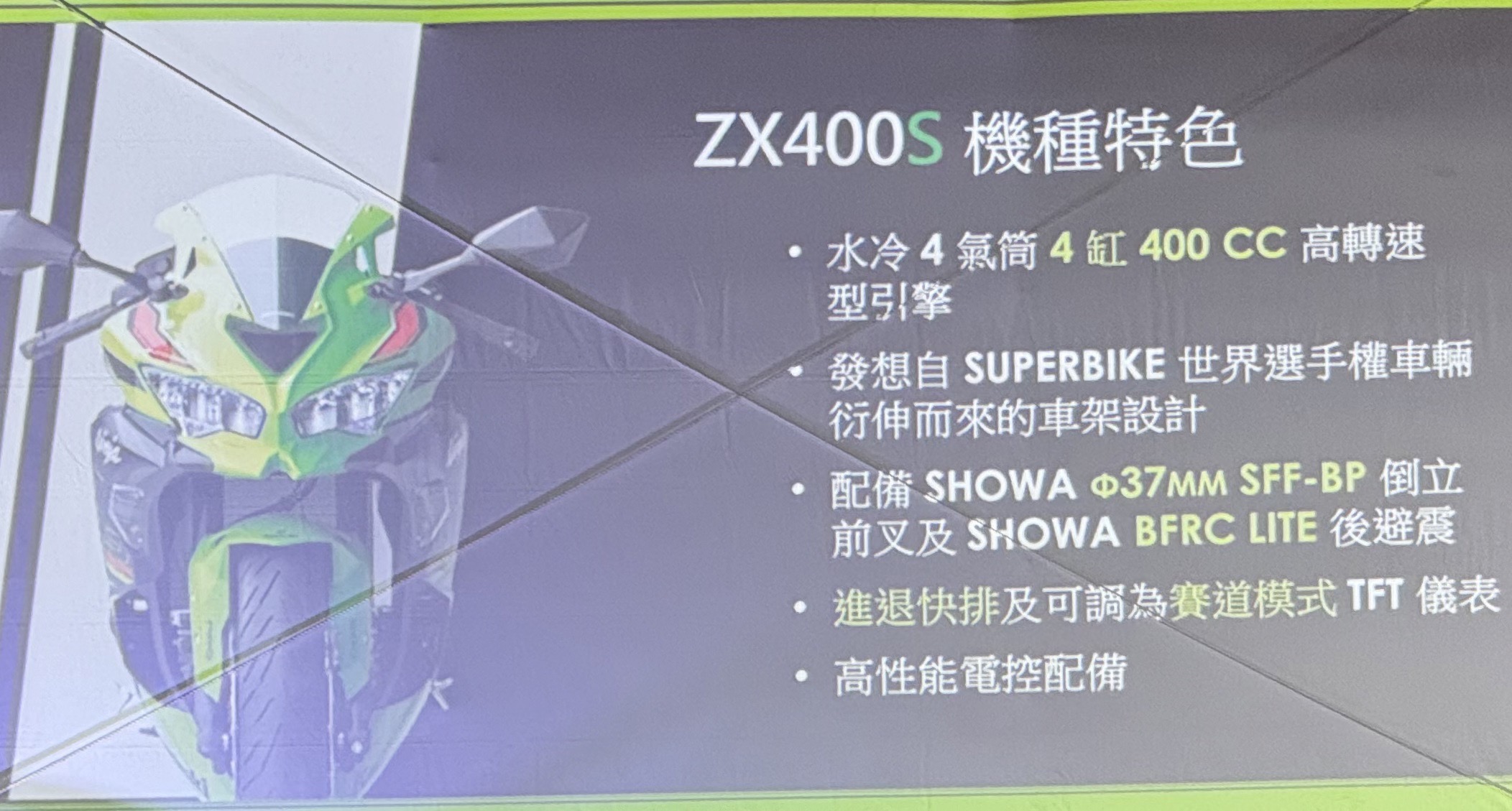導入的ZX-4RR版本,在懸吊、剎車和電控配備都用上超越同等級的好料!