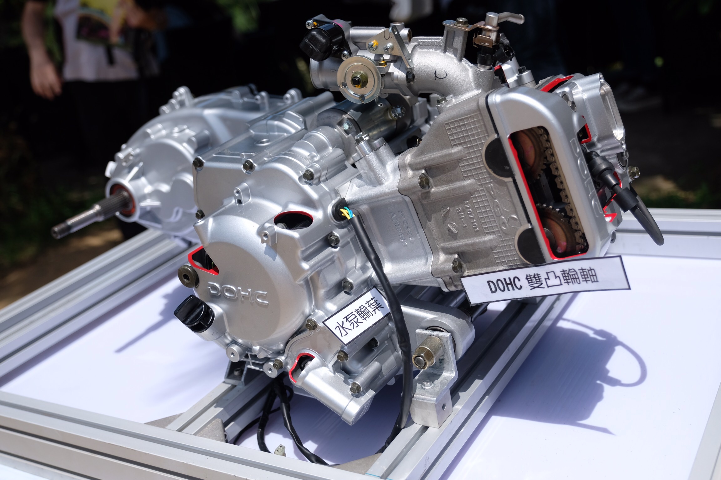 TIGRA 200搭載全新代號A7的200c.c. DOHC水冷引擎