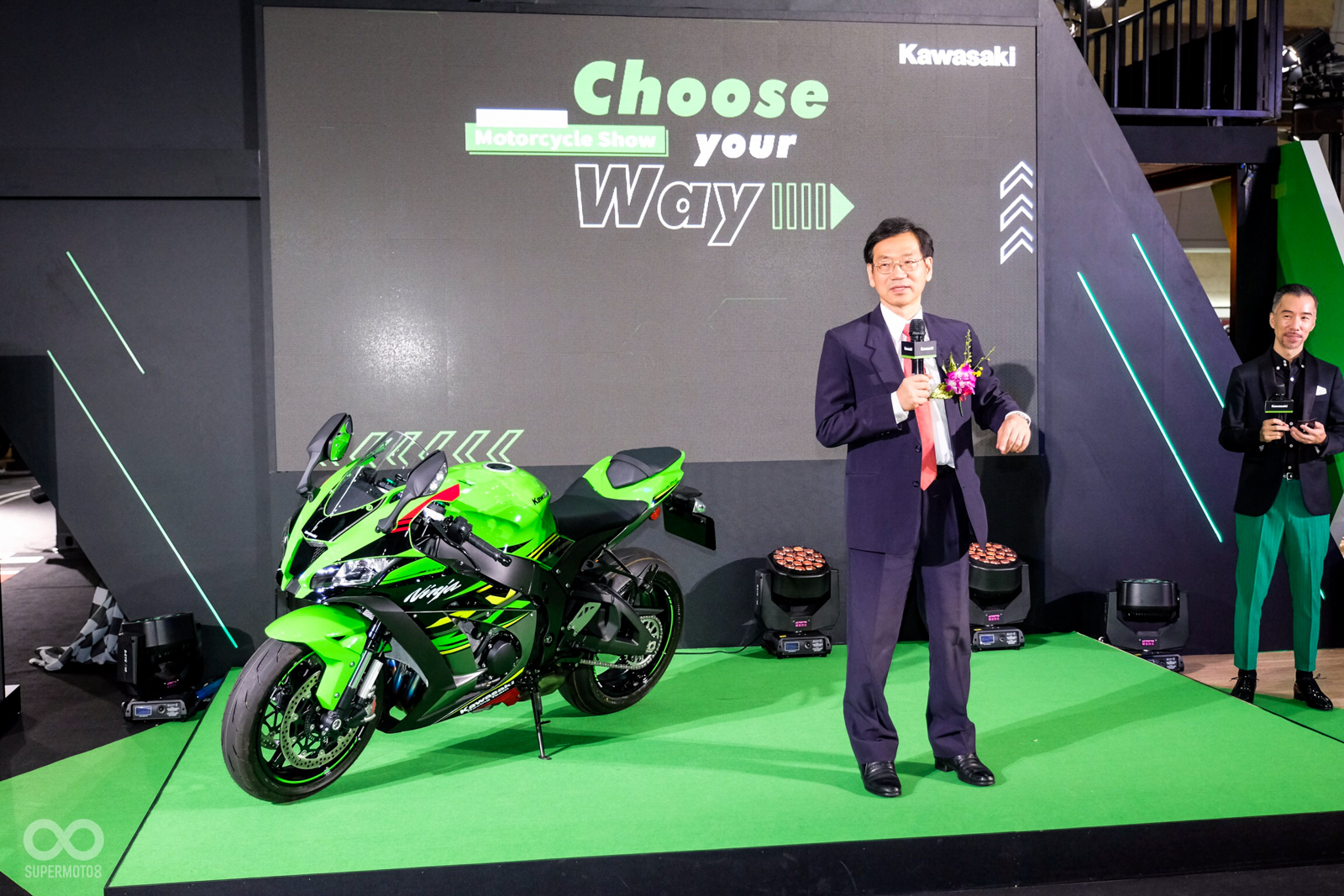 光陽執行長 柯俊斌執行長也來到現場參與發表會