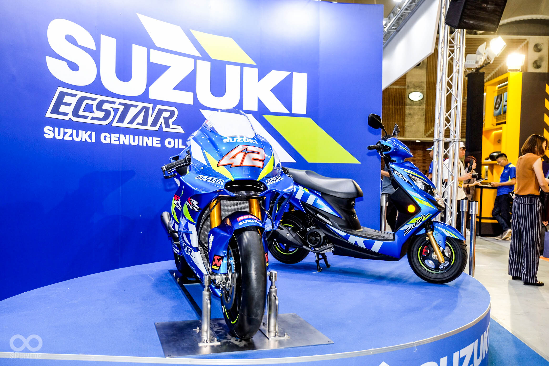 空運來台展出的GSX-RR MotoGP廠車